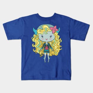 Lagoon Girl: Lil' CutiEs Kids T-Shirt